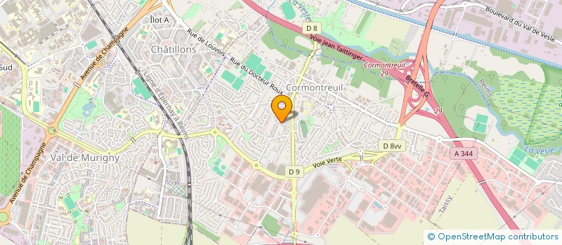 localisation de l'entreprise MADAME HELENA DUCELLIER  CORMONTREUIL