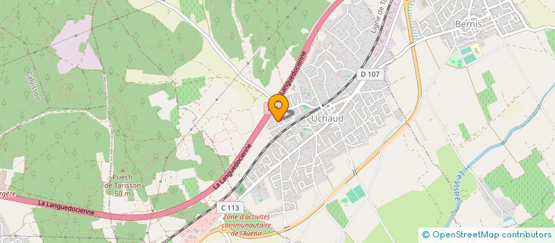 localisation de l'entreprise MADAME HELENA GENESTE  UCHAUD