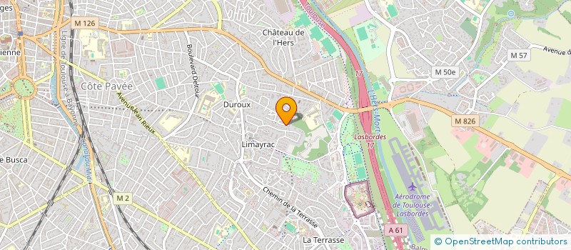 localisation de l'entreprise MADAME HELENA GRENIER  TOULOUSE