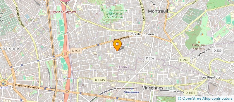 localisation de l'entreprise MADAME HELENA ICHBIAH à MONTREUIL