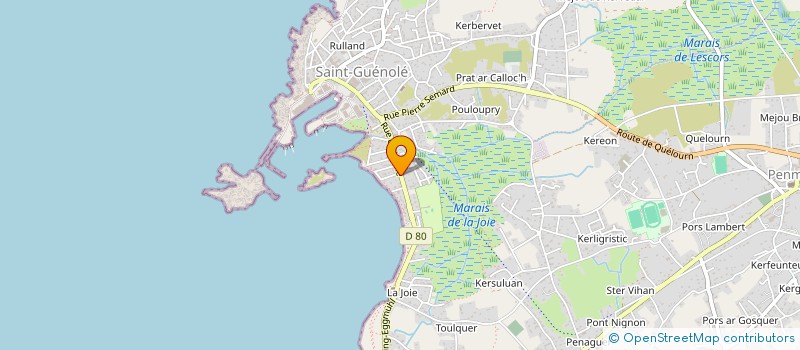 localisation de l'entreprise MADAME HELENA KEROULLAS  PENMARCH