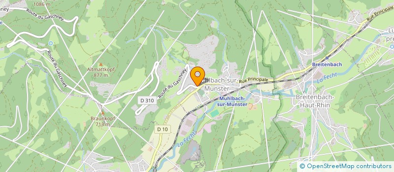 localisation de l'entreprise MADAME HELENA KROES à BREITENBACH-HAUT-RHIN