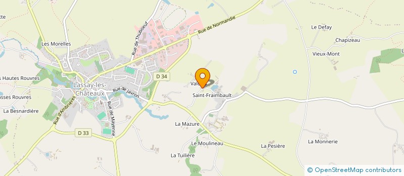 localisation de l'entreprise MADAME HELENA KROM à LASSAY-LES-CHATEAUX