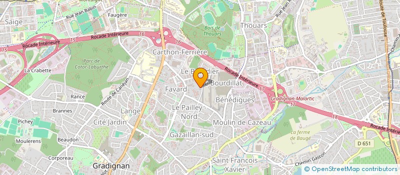 localisation de l'entreprise MADAME HELENA KULECZKA  GRADIGNAN