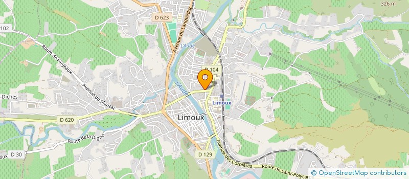 localisation de l'entreprise MADAME HELENA LIMA TERESO  LIMOUX