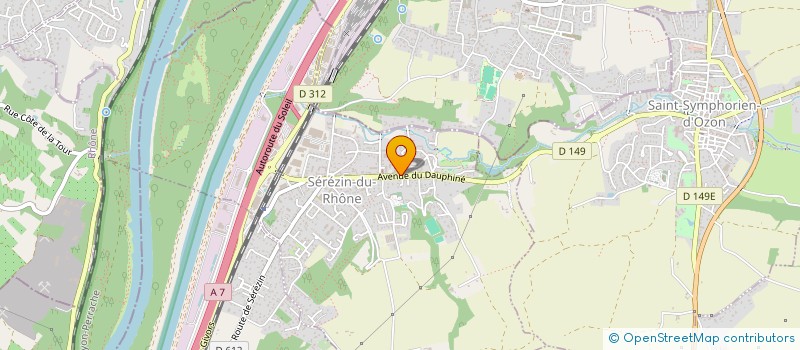 localisation de l'entreprise MADAME HELENA MAGALHAES  SEREZIN-DU-RHONE