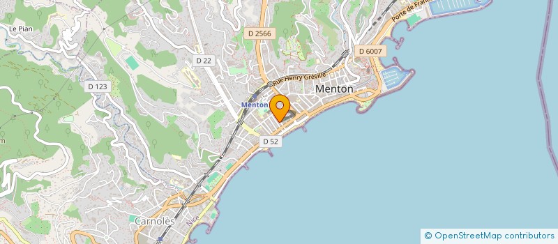 localisation de l'entreprise MADAME HELENA MARQUES CARVALHO à MENTON