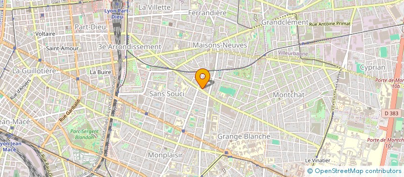 localisation de l'entreprise MADAME HELENA MCINDOE  LYON