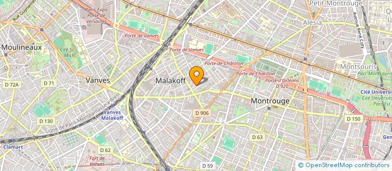 localisation de l'entreprise MADAME HELENA MENEUX  MALAKOFF