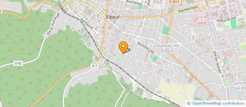 localisation de l'entreprise MADAME HELENA MENNERUN  CAUDEBEC-LES-ELBEUF