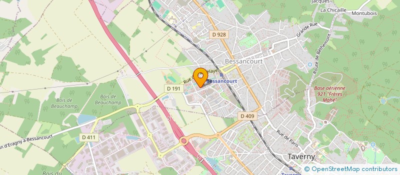 localisation de l'entreprise MADAME HELENA MONTEIRO MORENO  BESSANCOURT