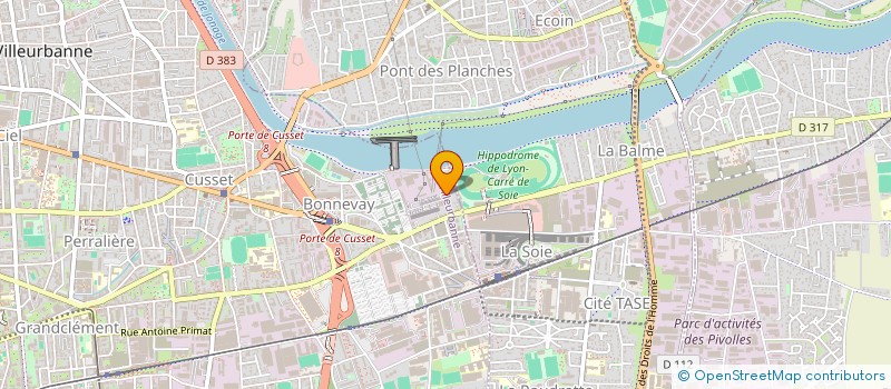 localisation de l'entreprise MADAME HELENA NAVET-MALLARTE  VILLEURBANNE