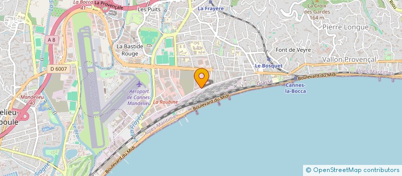 localisation de l'entreprise MADAME HELENA NUNES à CANNES