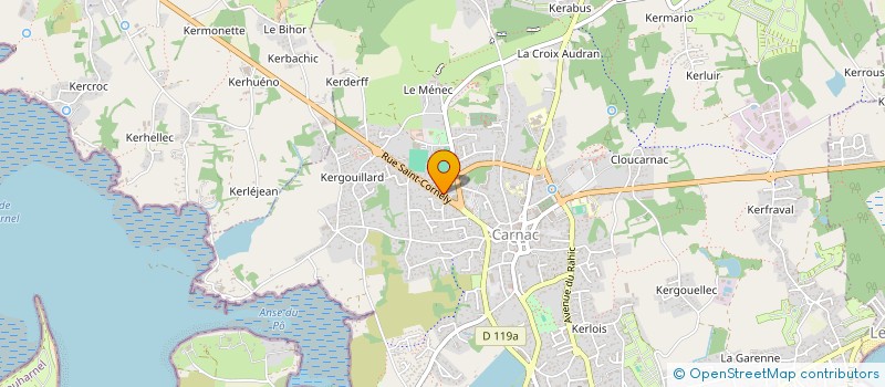 localisation de l'entreprise MADAME HELENA OBLIGI  CARNAC