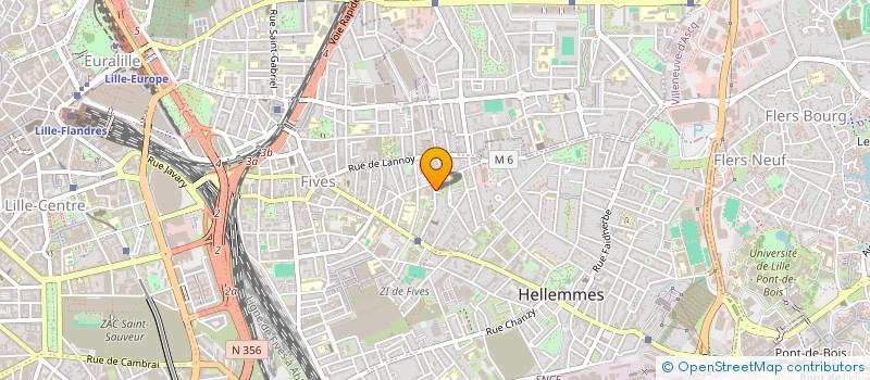 localisation de l'entreprise MADAME HELENA OUANOUNE  LILLE