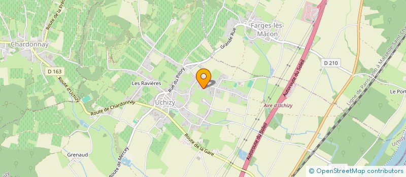 localisation de l'entreprise MADAME HELENA PALLANCHIER  UCHIZY