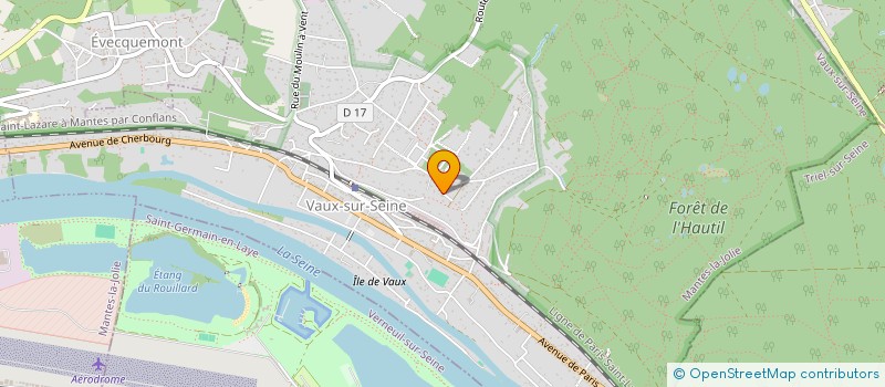 localisation de l'entreprise MADAME HELENA POLLIONE  VAUX-SUR-SEINE