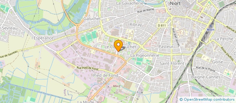 localisation de l'entreprise MADAME HELENA POUVALOUR à NIORT
