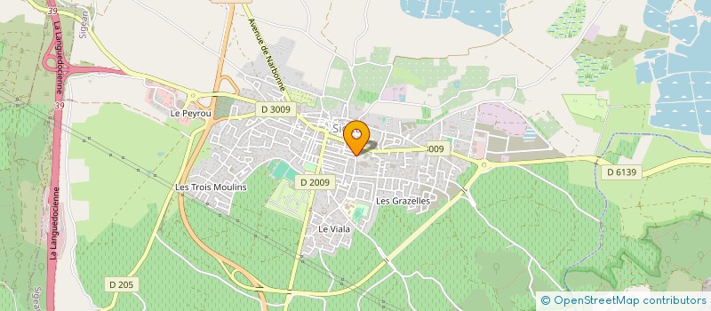 localisation de l'entreprise MADAME HELENA RIGOLI  SIGEAN