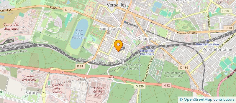 localisation de l'entreprise MADAME HELENA RIVIERE à VERSAILLES