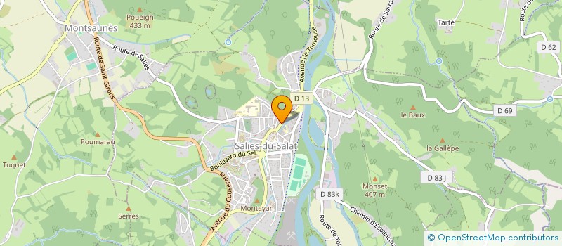 localisation de l'entreprise MADAME HELENA ROSTALSKA  SALIES-DU-SALAT