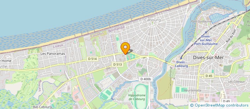 localisation de l'entreprise MADAME HELENA SALAH  CABOURG