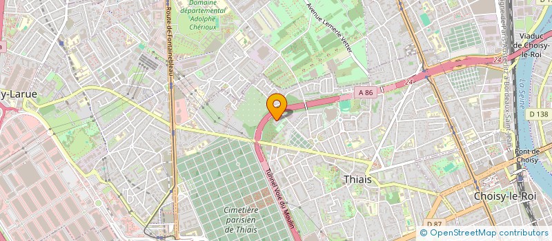 localisation de l'entreprise MADAME HELENA SALES REIS  THIAIS