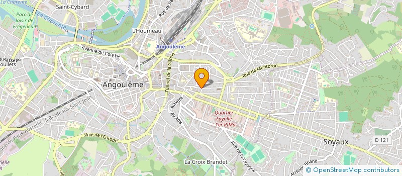 localisation de l'entreprise MADAME HELENA SALGADO CARNEIRO à ANGOULEME