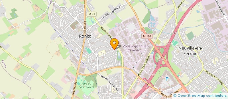 localisation de l'entreprise MADAME HELENA TAN  TOURCOING