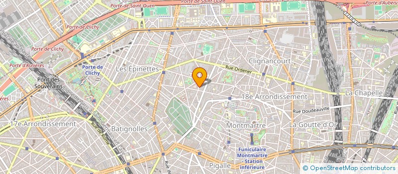 localisation de l'entreprise MADAME HELENA THULIN  PARIS