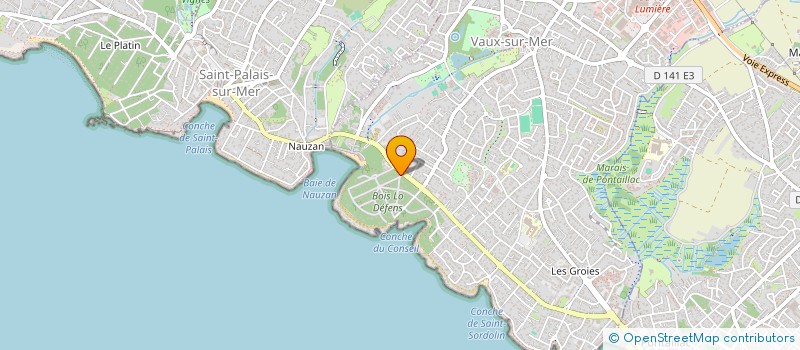 localisation de l'entreprise MADAME HELENA VERMILLARD  VAUX-SUR-MER