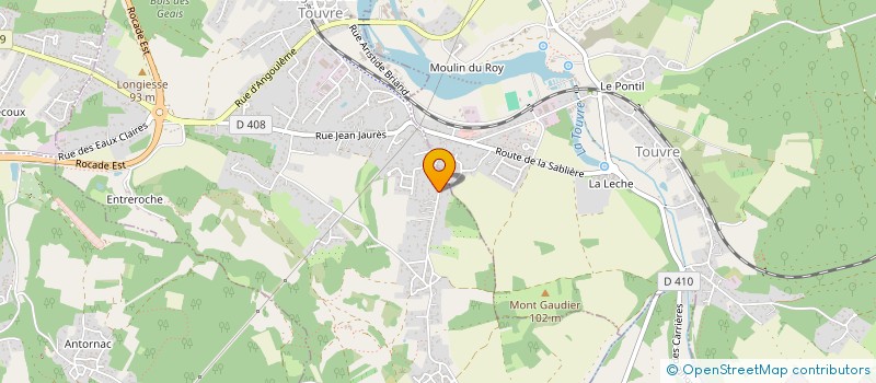 localisation de l'entreprise MADAME HELENA VISSE  MAGNAC-SUR-TOUVRE