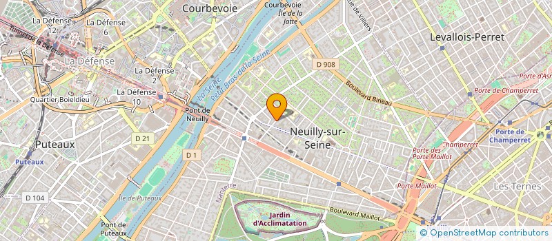 localisation de l'entreprise MADAME HELENE ABERGEL à NEUILLY-SUR-SEINE