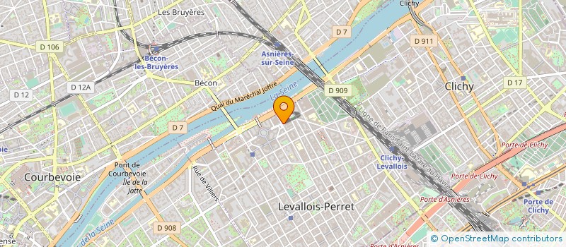 localisation de l'entreprise MADAME HELENE ABOUAF à LEVALLOIS PERRET