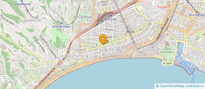 localisation de l'entreprise MADAME HELENE ABOUT  NICE