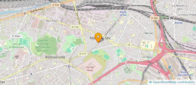 localisation de l'entreprise MADAME HELENE ADDERLEY à NOISY-LE-SEC