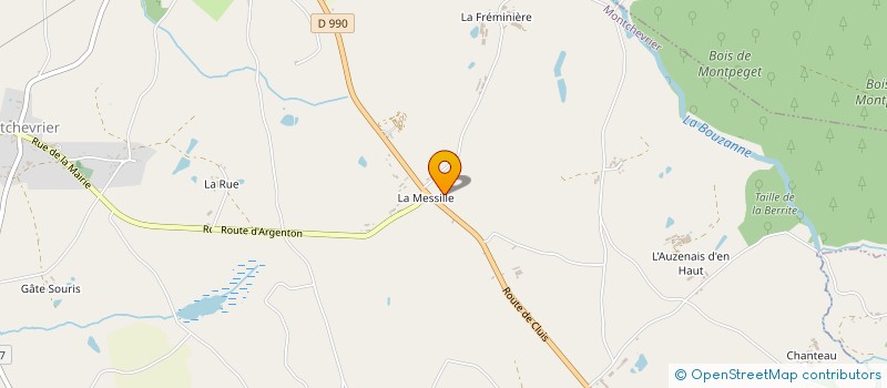 localisation de l'entreprise MADAME HELENE ALABRE à MONTCHEVRIER