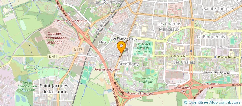 localisation de l'entreprise MADAME HELENE ALBISSON  SAINT-JACQUES-DE-LA-LANDE