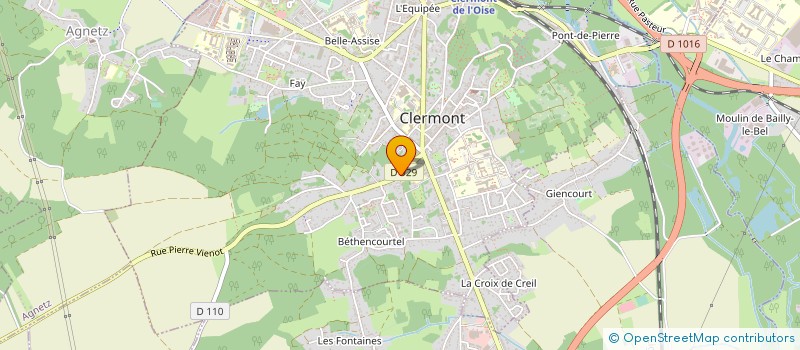 localisation de l'entreprise MADAME HELENE ALBOUY à CLERMONT