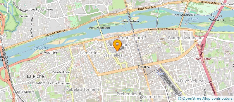 localisation de l'entreprise MADAME HELENE ALCALDE  TOURS