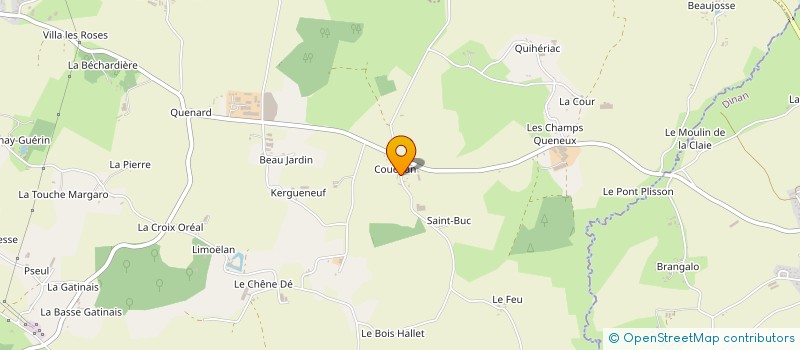 localisation de l'entreprise MADAME HELENE ALLEMANN  MONTAUBAN-DE-BRETAGNE