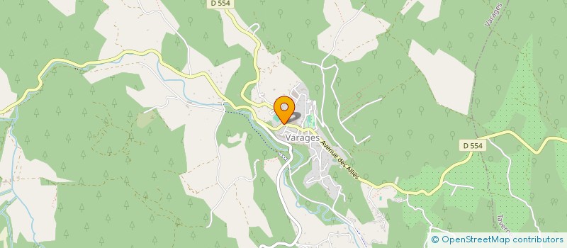 localisation de l'entreprise MADAME HELENE ALLIONE  VARAGES