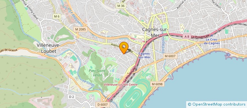 localisation de l'entreprise MADAME HELENE ANDRAUD à CAGNES-SUR-MER