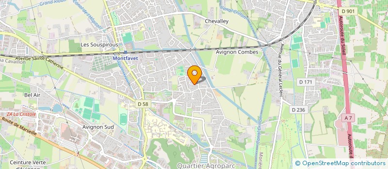 localisation de l'entreprise MADAME HELENE ANNE FOURY  AVIGNON