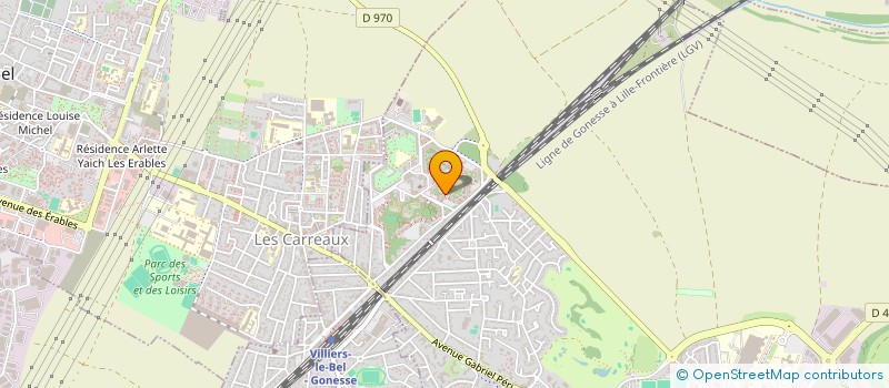 localisation de l'entreprise MADAME HELENE ANNE MARIE MBAYE  GONESSE