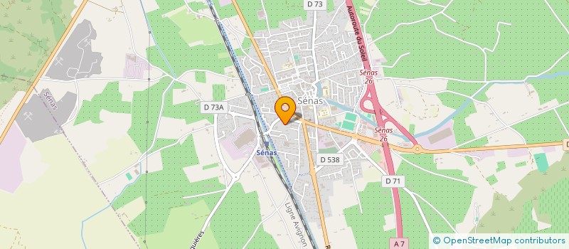 localisation de l'entreprise MADAME HELENE ANNICIELLO  SENAS