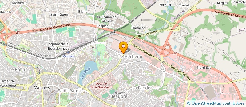 localisation de l'entreprise MADAME HELENE ANNONIER à VANNES