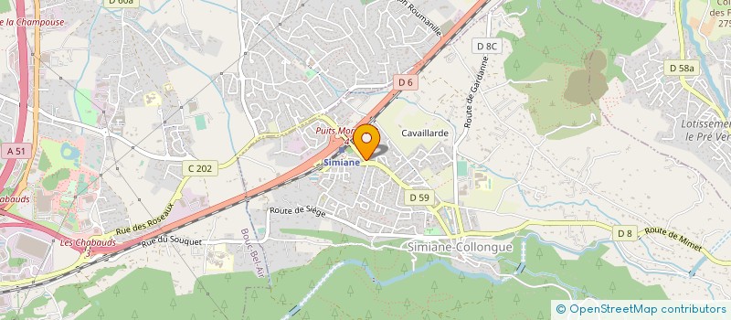 localisation de l'entreprise MADAME HELENE APPERCEL  SIMIANE-COLLONGUE