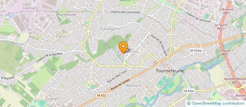 localisation de l'entreprise MADAME HELENE ARDON à TOURNEFEUILLE