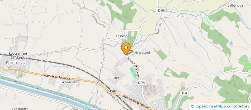 localisation de l'entreprise MADAME HELENE ARGOUL  MALAUSE